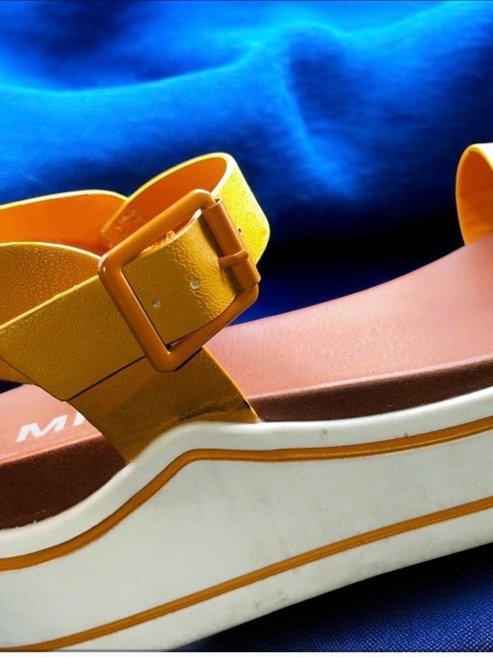 MIA Yellow Platform Sandals - Picture 3 of 5